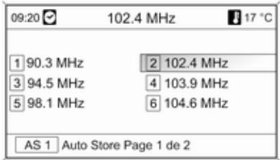 OPEL Mokka Phase 1 (2013-2016) Guide de l'infotainment - Listes d'enregistrement automatique - 1