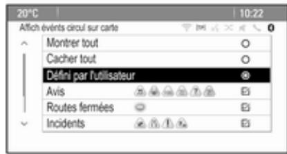 OPEL Mokka Phase 1 (2013-2016) Guide de l'infotainment - Recalcul d'un itinétaire actif - 1