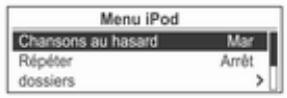 OPEL Mokka Phase 1 (2013-2016) Guide de l'infotainment - Menu iPod Éjecter iPod - 1