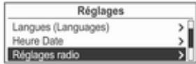 OPEL Mokka Phase 1 (2013-2016) Guide de l'infotainment - Configurer le RDS - 1