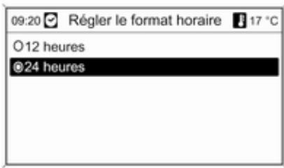 OPEL Mokka Phase 1 (2013-2016) Guide de l'infotainment - Activer un paramètre - 1
