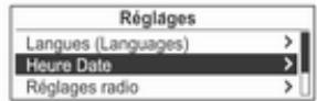 OPEL Mokka Phase 1 (2013-2016) Guide de l'infotainment - Procedure de personnelisation à l'aide du menu Réglages - 2