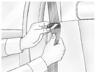 CHEVROLET Silverado (2012) - Guides de comport de ceinture de sécurité arrête - 1