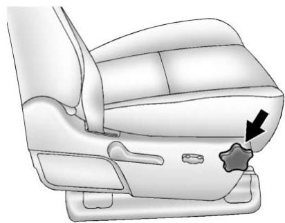 CHEVROLET Silverado (2012) - Réglage du support lombaire   Soutien lombaire à réglage   manuel - 1