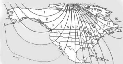 CHEVROLET Silverado (2012) - Procedure de réglage de (zone de) déclinaison de la boussole - 1