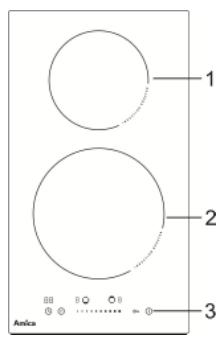 AMICA AI3547 - Utilisation des touches sensitives - 2