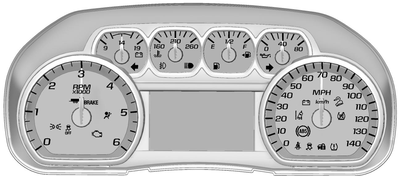 CHEVROLET Silverado (2015) - Combé d'instruments - 2