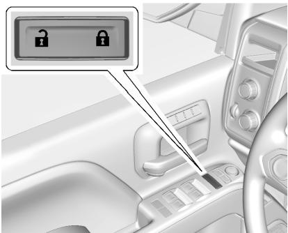 CHEVROLET Silverado (2015) - Portes à verrouillage electrique - 1