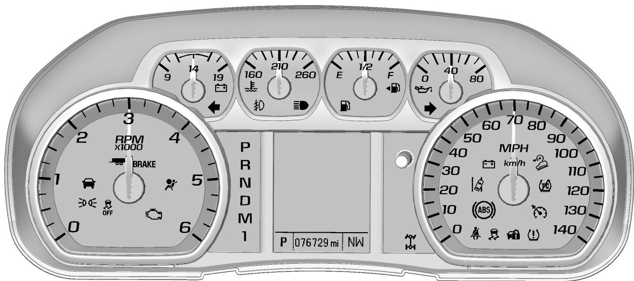 CHEVROLET Silverado (2015) - Combé d'instruments - 1