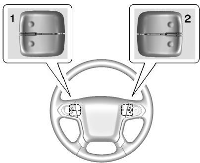 CHEVROLET Silverado (2015) - Commandes de volant de direction - 2