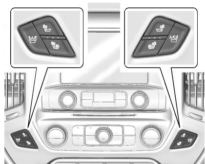 CHEVROLET Silverado (2015) - Sièges avant chauffants et refroidis - 1