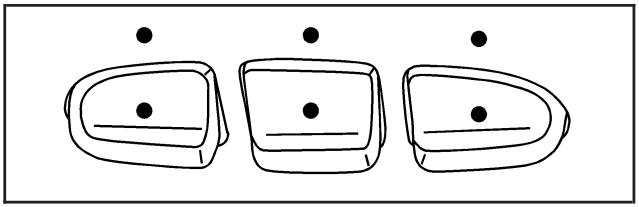 CADILLAC DTS (2008) - Fonctionnement du système de télécommande sans fil maison universel (Avec trois diodes rondes) - 1