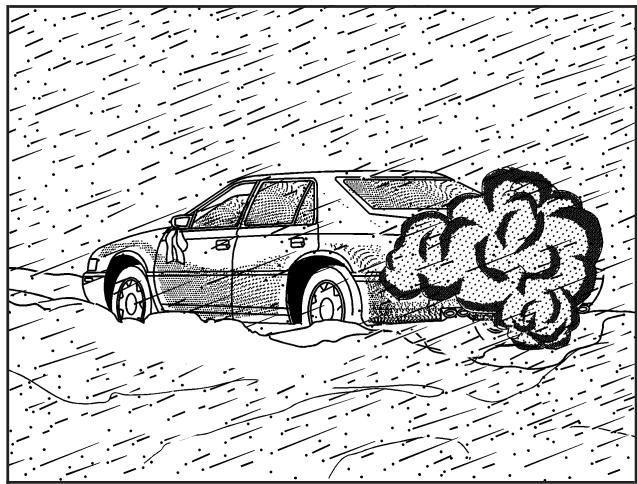 CADILLAC DTS (2008) - Si vous êtes surpris par un tempête de neige - 1