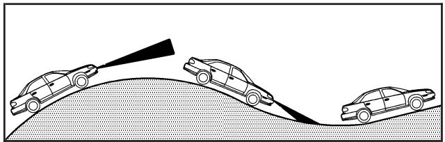 CADILLAC DTS (2008) - Utilisation du régulateur de vitesse à commande adaptative en côte et en tractant une remorque - 1