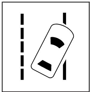 CADILLAC DTS (2008) - Témoin de déplacement entre les voies - 1