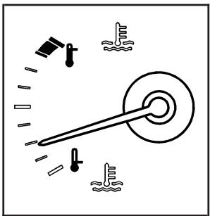 CADILLAC DTS (2008) - Indicateur de température du liquide de refroidissement du moteur - 1