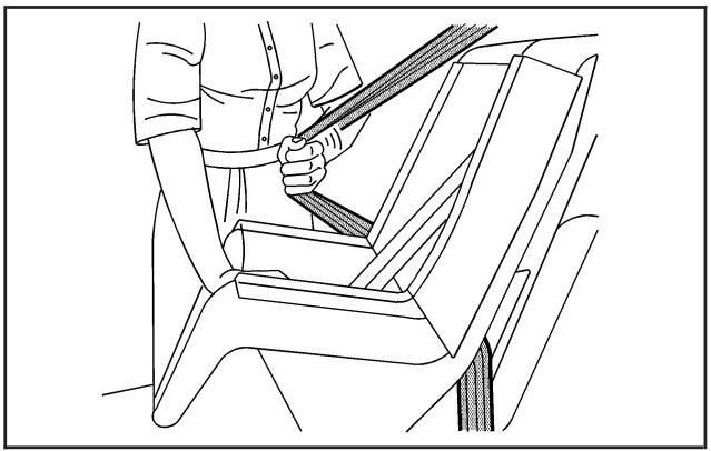CADILLAC DTS (2008) - Fixation d'un appareil de retenue pour enfant en position siège arrière - 2