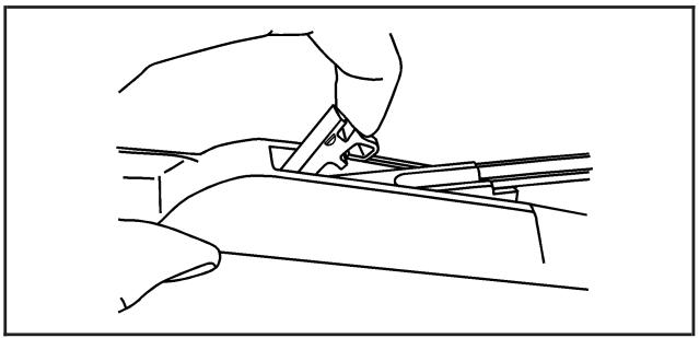CADILLAC DTS (2008) - Remplacement de la raclette d'essuie-glace - 1