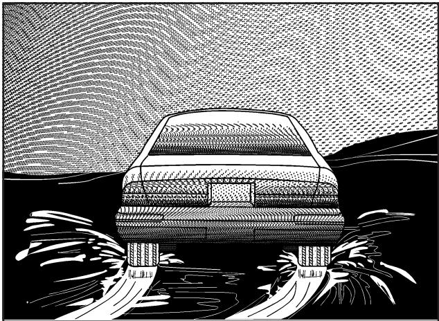 CADILLAC DTS (2008) - Conduite dans la neige ou sur la glace - 1