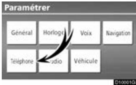TOYOTA Venza (2010) - Paramètres du téléphone — - 2