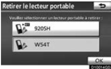 TOYOTA Venza (2010) - Suppression d'un lecteur audio Bluetooth® - 2