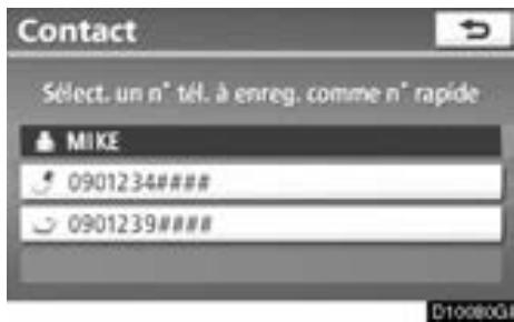 TOYOTA Venza (2010) - — Paramétrage des numérios de composition abrégée - 16