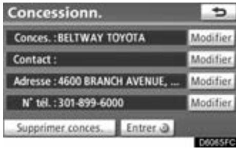 TOYOTA Venza (2010) - Paramétrage du concessionnaire - 3