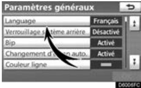 TOYOTA Venza (2010) - - Choix d'une langueue - 1
