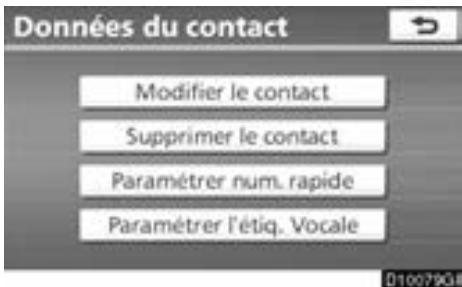 TOYOTA Venza (2010) - — Paramétrage des numérios de composition abrégée - 15