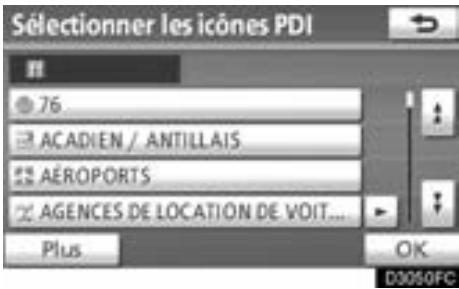TOYOTA Venza (2010) - Sélectionnez les catégories de PDI désirées. - 1