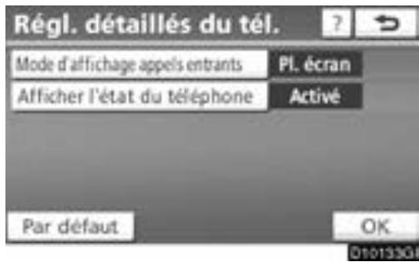 TOYOTA Venza (2010) - Effleurez la touche "Pl. écran" ou "Déroulant". - 4