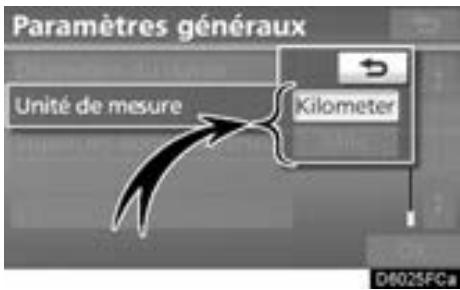 TOYOTA Venza (2010) - - Unité de mesure - 2