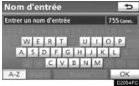 TOYOTA Venza (2010) - Pour saisir un nom d'autoroute. - 3