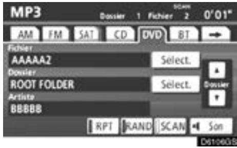 TOYOTA Venza (2010) - SELECTION D'UN FICHIER - 4