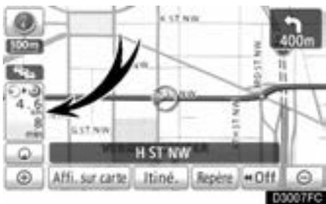 TOYOTA Venza (2010) - Distance et durée du trajet jusqu'à la destination - 1