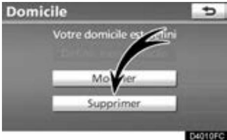 TOYOTA Venza (2010) - Effleurez la touche "Modifier" adjacente à l'élement que vous souhaitez modifier. - 1