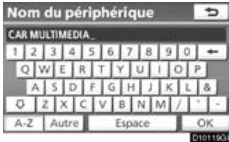 TOYOTA Venza (2010) - Modification du nom du périphérique - 2