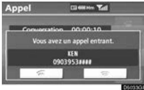 TOYOTA Venza (2010) - - Interruption d'un appel - 1