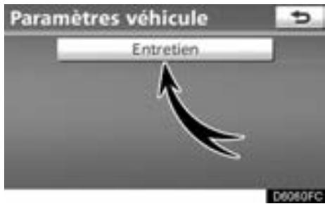 TOYOTA Venza (2010) - Paramètres du vehicule—Entretien - 3
