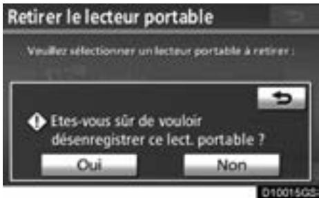 TOYOTA Venza (2010) - Suppression d'un lecteur audio Bluetooth® - 3