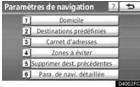 TOYOTA Venza (2010) - Paramètres de navigation — - 3