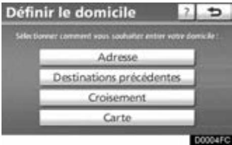 TOYOTA Venza (2010) - — Enregistrement de votre domicile - 4