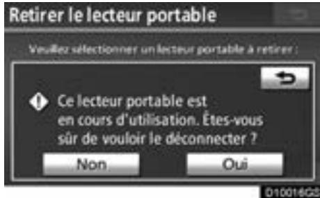 TOYOTA Venza (2010) - Suppression d'un lecteur audio Bluetooth® - 4