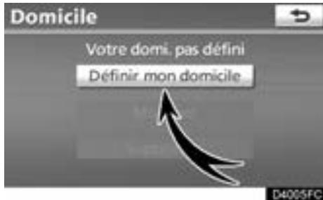 TOYOTA Venza (2010) - — Définition de la “Domicile” - 3