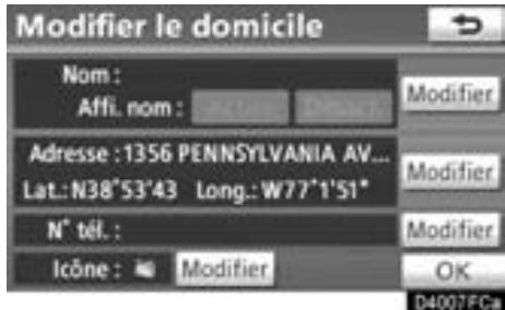 TOYOTA Venza (2010) - — Définition de la “Domicile” - 5