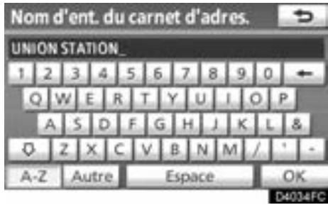 TOYOTA Venza (2010) - Pour régler la direction, effleurez la touche ou Effleurez la touche “OK”. - 2
