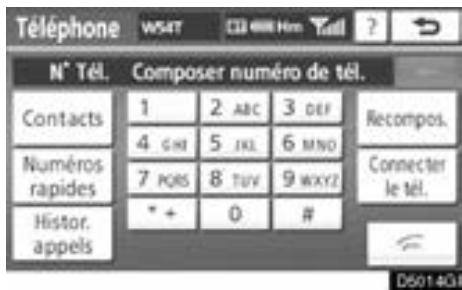 TOYOTA Venza (2010) - Appuyez sur la touche "INFO/PHONE". - 2