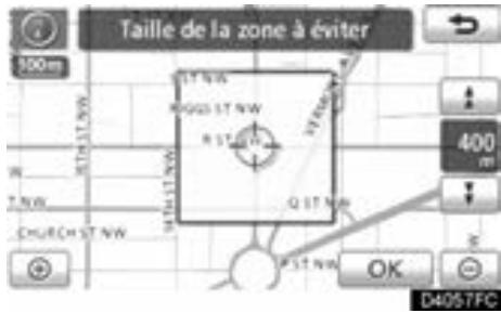 TOYOTA Venza (2010) - AFFICHAGE DU NOM DES ZONES À ÉVITER - 5