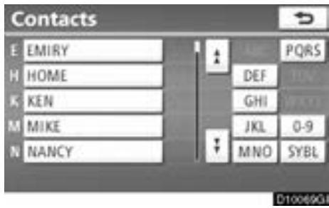 TOYOTA Venza (2010) - — Paramétrage des numérios de composition abrégée - 5