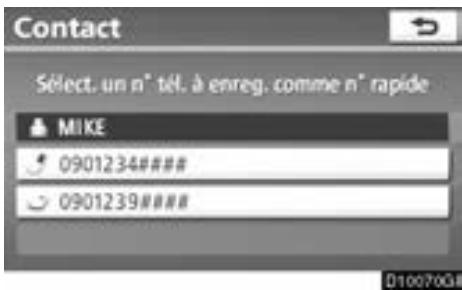 TOYOTA Venza (2010) - — Paramétrage des numérios de composition abrégée - 6